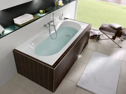 Bild von VILLEROY BOCH Oberon rechteckige Badewanne, 1900 x 900 mm, Weiß Alpin #UBQ199OBE2V01