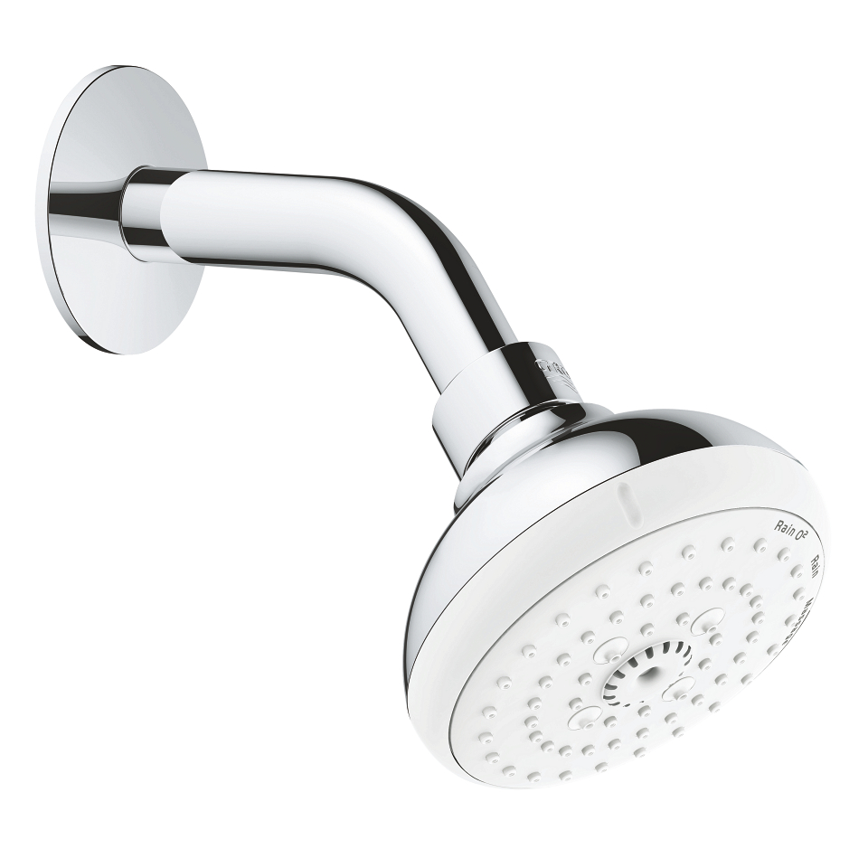 GROHE Tempesta 100 Kopfbrause-Set, 3 Strahlarten #26088001 - chrom