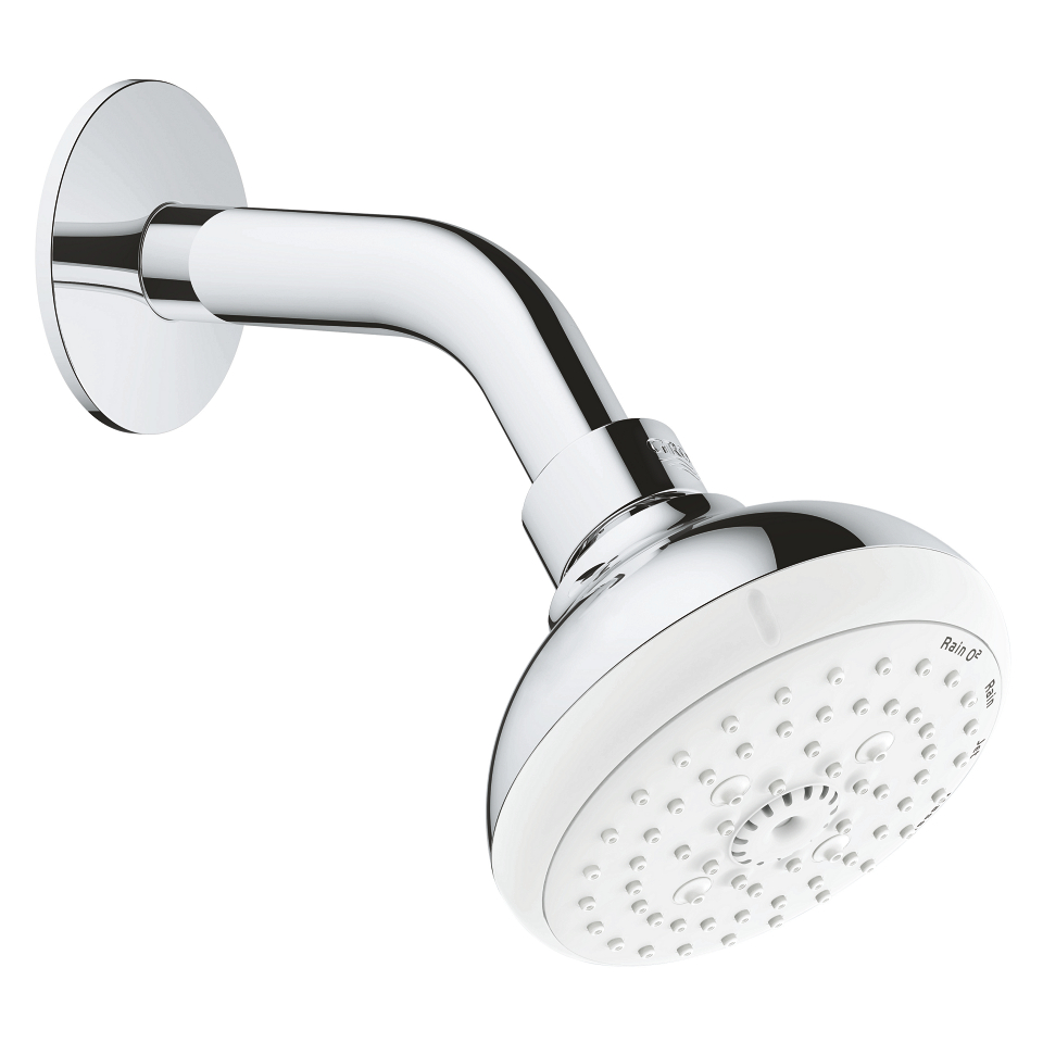 GROHE Tempesta 100 Kopfbrause-Set, 4 Strahlarten #27870001 - chrom