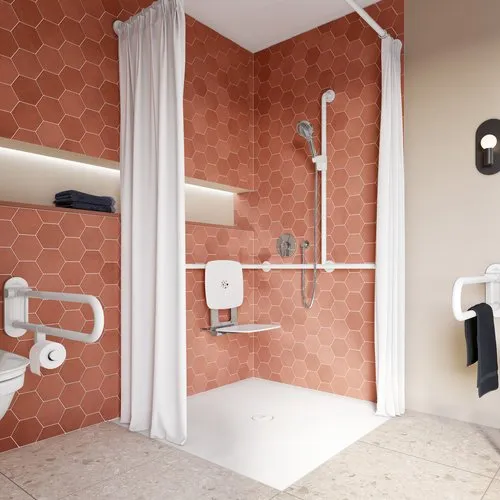Bild von VILLEROY BOCH Subway Infinity quadratische Duschwanne, 1000 x 1000 x 40 mm, Weiß Alpin #6228J501