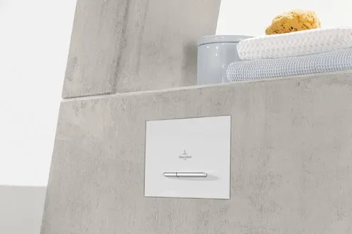 Bild von VILLEROY BOCH ViConnect Installationssysteme WC-Betätigungsplatte 300S, 2-Mengen-Spülung, Weiß #92218068