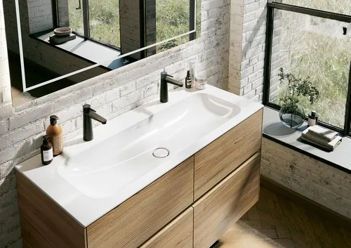 Bild von VILLEROY BOCH Finion Schrankwaschtisch, 1200 x 500 x 160 mm, Weiß Alpin CeramicPlus, ohne Überlauf #4164C1R1