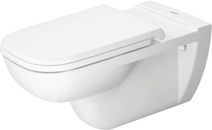 DURAVIT Wand WC Vital 222809 Design by sieger design #2228090000 - © Farbe 00, Weiß Hochglanz, Spülwassermenge: 4,5 l 360 x 700 mm