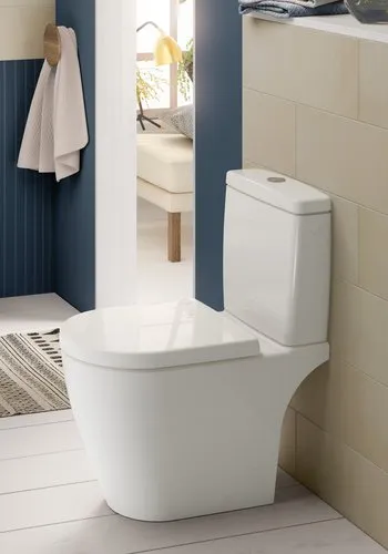 Bild von VILLEROY BOCH Avento WC-Sitz, mit Absenkautomatik (SoftClosing), mit abnehmbaren Sitz (QuickRelease), Weiß Alpin #9M77C101