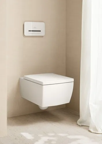 Bild von VILLEROY BOCH Memento 2.0 WC-Sitz, mit Absenkautomatik (SoftClosing), mit abnehmbaren Sitz (QuickRelease), Weiß Alpin #8M24S101
