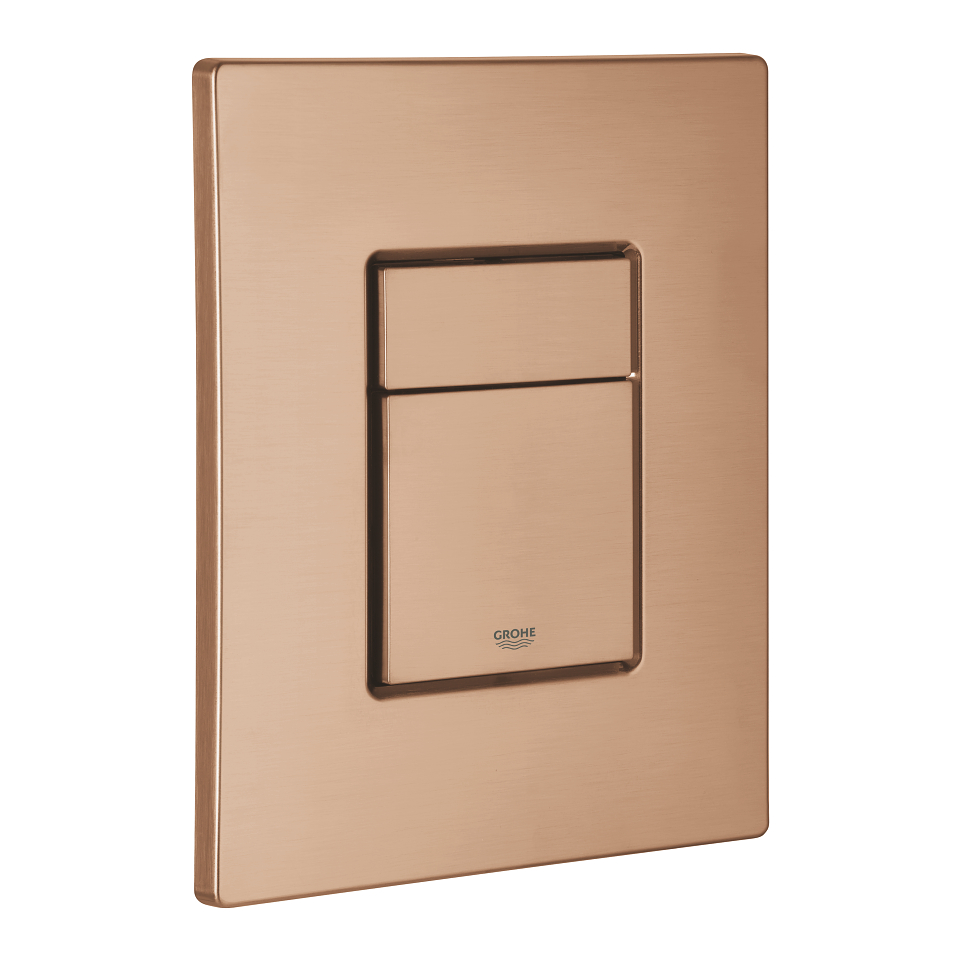 Bild von GROHE Abdeckplatte mit Drucktaste #42371DL0 - warm sunset gebürstet