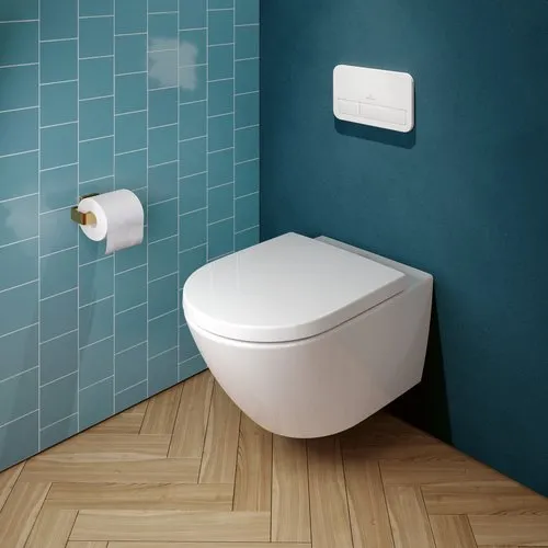 Obrázek VILLEROY BOCH WC sedátko Subway 3.0, s měkkým zavíráním, s odnímatelným sedátkem (QuickRelease), bílé Alpine AntiBac #8M42S1T1
