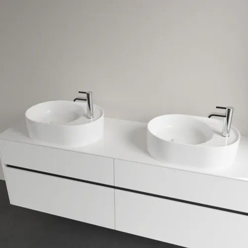 Bild von VILLEROY BOCH Collaro Aufsatzwaschbecken, 510 x 380 x 145 mm, Weiß Alpin, ohne Überlauf #4A155101
