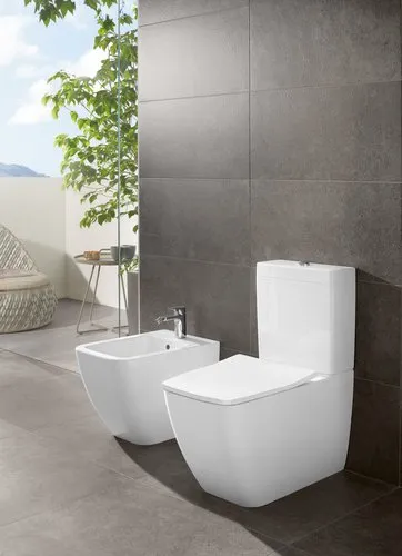 Bild von VILLEROY BOCH Venticello Spülkasten, Zulauf seitlich oder von hinten, Weiß Alpin CeramicPlus #570711R1