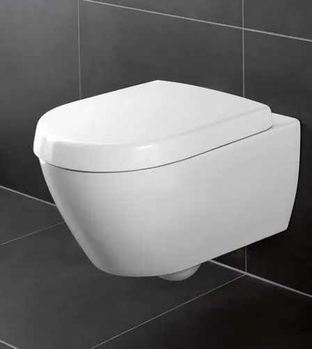 Bild von VILLEROY BOCH Subway 2.0 WC-Sitz, mit Absenkautomatik (SoftClosing), mit abnehmbaren Sitz (QuickRelease), Weiß Alpin #9M68S101