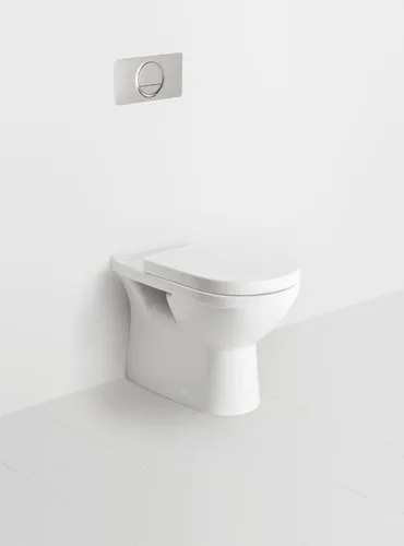 Bild von VILLEROY BOCH O.novo Tiefspül-WC, bodenstehend, Weiß Alpin CeramicPlus #565710R1