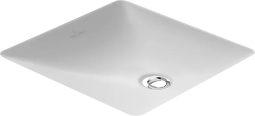Bild von VILLEROY BOCH Loop & Friends Unterbauwaschbecken, 450 x 450 x 195 mm, Weiß Alpin, mit Überlauf #61622001