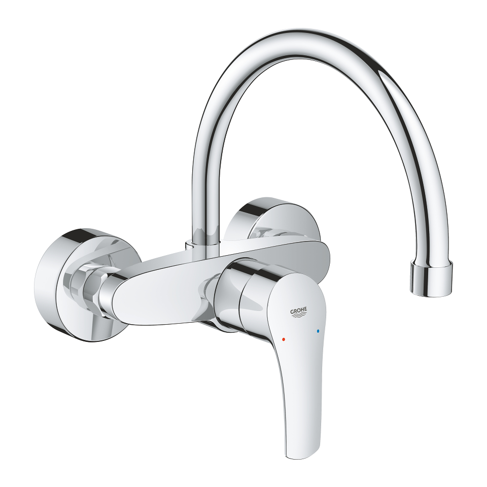 GROHE Eurosmart Einhand-Spültischbatterie, 1/2″ #32482003 - chrom