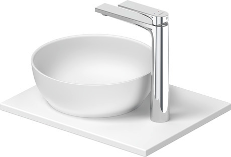 Bild von DURAVIT Aufsatzbecken mit Konsole 268022 Design by Philippe Starck #2680223200 - Farbe 32 410 x 330 mm