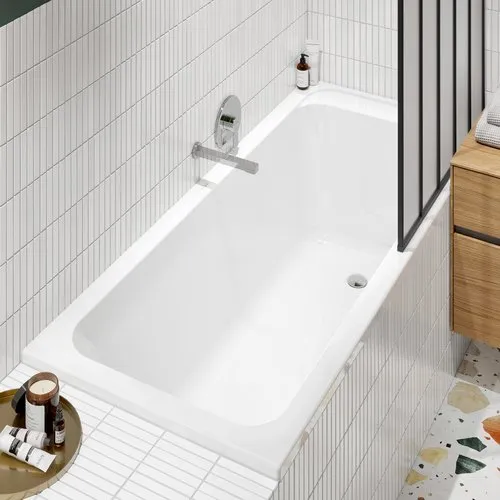 Bild von VILLEROY BOCH Architectura rechteckige Badewanne, 1700 x 750 mm, Weiß Alpin #UBA170ARA2V-01