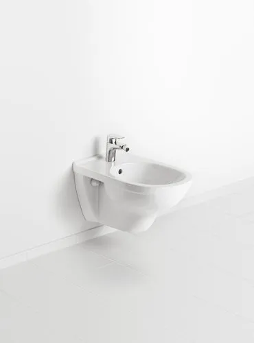 Bild von VILLEROY BOCH O.novo Bidet, wandhängend, 360 x 560 mm, Weiß Alpin CeramicPlus #546000R1