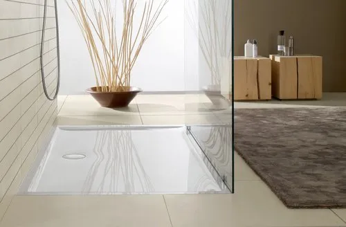 Bild von VILLEROY BOCH Futurion Flat rechteckige Duschwanne, 1400 x 900 x 25 mm, Weiß Alpin #UDQ1490FFL2V-01