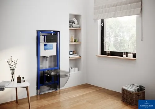 Bild von VILLEROY BOCH Subway 3.0 WC-Sitz, mit Absenkautomatik (SoftClosing), mit abnehmbaren Sitz (QuickRelease), Pure Black #8M42S1R7