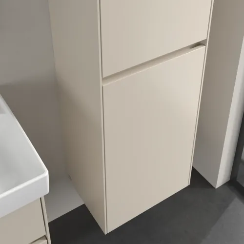 Bild von VILLEROY BOCH Collaro Hochschrank, 2 Türen, 454 x 1538 x 349 mm, Cashmere Grey / Cashmere Grey #C03401VN