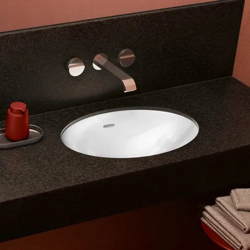 Bild von VILLEROY BOCH Loop & Friends Unterbauwaschbecken, 485 x 325 x 215 mm, Weiß Alpin, mit Überlauf #4A540001