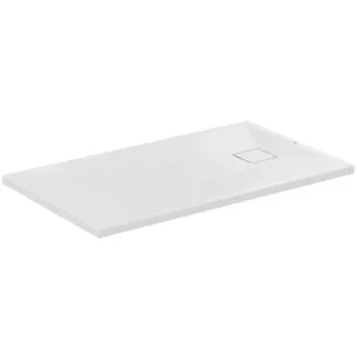 Bild von IDEAL STANDARD ULTRA FLAT EVO - Rechteck-Brausewanne 1200x700x35 mm in weiß glänzend, ohne Ablaufgarnitur - Antibakteriel, Barrierefrei, gemäß DIN 18040, Zuschneidbar, Reparierbar, 35/36 mm Höhe #T544001 - Weiß (Alpin)