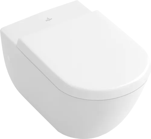 Bild von VILLEROY BOCH Subway Tiefspül-WC, wandhängend, Star White CeramicPlus #660010R2