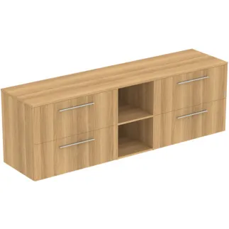 Picture of IDEAL STANDARD I.LIFE B - Furniture package 2003x507x646 mm in Hamilton oak - SoftClosing, sustainably sourced wood #T5848NX - Natural oak