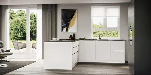 Bild von VILLEROY BOCH Siluet 50 Einbauspüle, inklusive Ablaufgarnitur mit Handbetätigung, aus TitanCeram, 900 x 510 mm, Steam CeramicPlus #333501SM