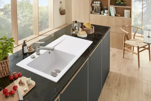 Bild von VILLEROY BOCH Junis Shower Küchenarmatur, aus Edelstahl, Edelstahl massiv #928100LC
