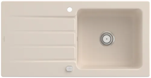 Obrázek VILLEROY BOCH Architectura 60 Built-in sink, included Waste system pop-up, of Ceramic, 1000 x 510 mm, Ivory CeramicPlus #336002FU