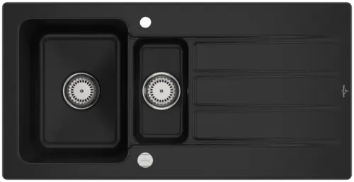 Obrázek VILLEROY BOCH Architectura 60 XR Built-in sink, included Waste system pop-up, of Ceramic, 1000 x 510 mm, Chromit CeramicPlus #336502J0