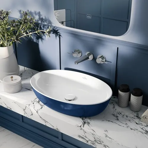 Bild von VILLEROY BOCH Artis Aufsatzwaschbecken, 610 x 410 x 130 mm, Deep Ocean, ohne Überlauf #419861BCS4