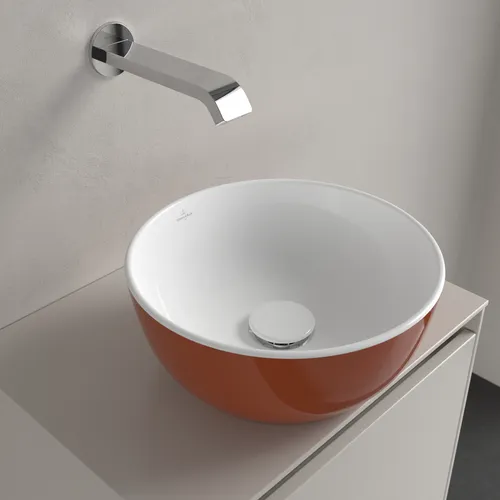 Bild von VILLEROY BOCH Artis Aufsatzwaschbecken, 325 x 325 x 135 mm, Rust, ohne Überlauf #438932BCW8