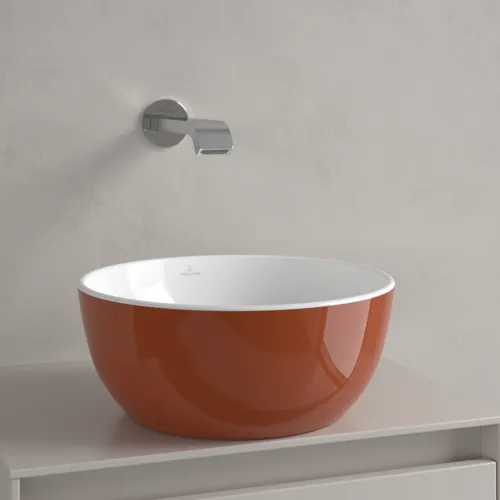Bild von VILLEROY BOCH Artis Aufsatzwaschbecken, 325 x 325 x 135 mm, Rust, ohne Überlauf #438932BCW8
