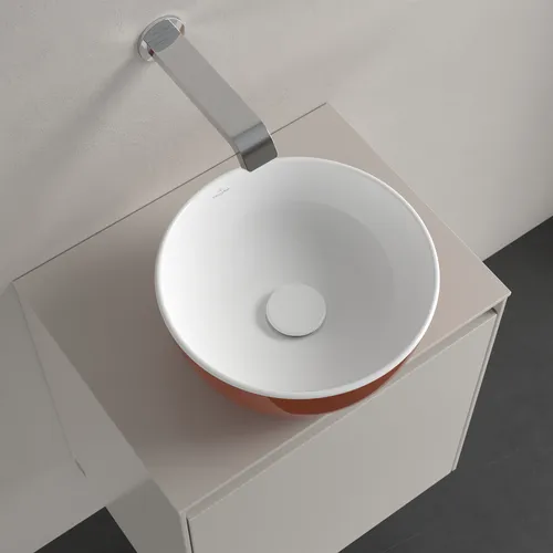 Bild von VILLEROY BOCH Artis Aufsatzwaschbecken, 325 x 325 x 135 mm, Rust, ohne Überlauf #438932BCW8