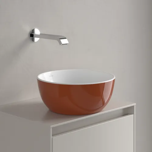 Bild von VILLEROY BOCH Artis Aufsatzwaschbecken, 325 x 325 x 135 mm, Rust, ohne Überlauf #438932BCW8