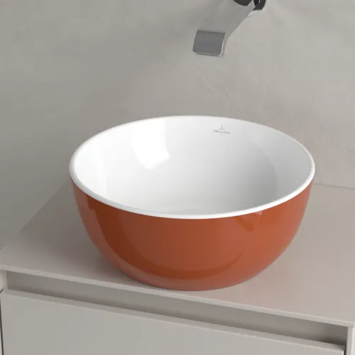 Bild von VILLEROY BOCH Artis Aufsatzwaschbecken, 325 x 325 x 135 mm, Rust, ohne Überlauf #438932BCW8