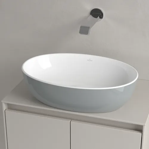 Obrázek VILLEROY BOCH Umyvadlo na desku Artis, 480 x 325 x 135 mm, francouzské lněné provedení, bez přepadu #438848BCT7