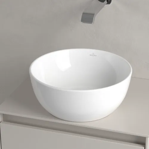 Bild von VILLEROY BOCH Artis Aufsatzwaschbecken, 325 x 325 x 135 mm, Weiß Alpin, ohne Überlauf #43893201