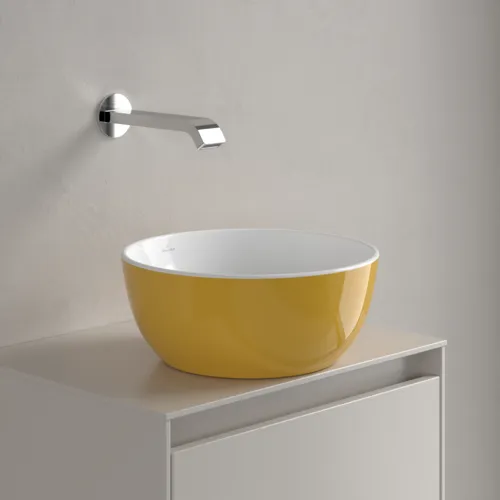 Bild von VILLEROY BOCH Artis Aufsatzwaschbecken, 325 x 325 x 135 mm, Indian Summer, ohne Überlauf #438932BCW9