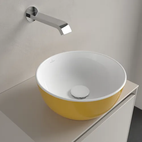 Bild von VILLEROY BOCH Artis Aufsatzwaschbecken, 325 x 325 x 135 mm, Indian Summer, ohne Überlauf #438932BCW9