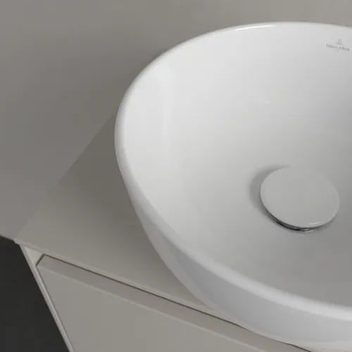 Bild von VILLEROY BOCH Artis Aufsatzwaschbecken, 325 x 325 x 135 mm, Weiß Alpin CeramicPlus, ohne Überlauf #438932R1