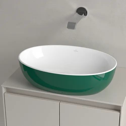 Bild von VILLEROY BOCH Artis Aufsatzwaschbecken, 480 x 325 x 135 mm, Forest, ohne Überlauf #438848BCS7