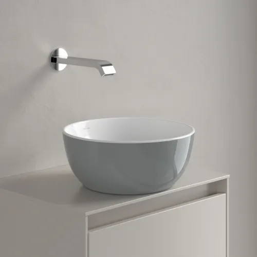 Obrázek VILLEROY BOCH Umyvadlo na desku Artis, 325 x 325 x 135 mm, francouzské lněné provedení, bez přepadu #438932BCT7