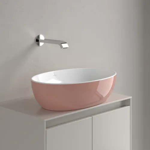 Bild von VILLEROY BOCH Artis Aufsatzwaschbecken, 480 x 325 x 135 mm, Powder, ohne Überlauf #438848BCT0