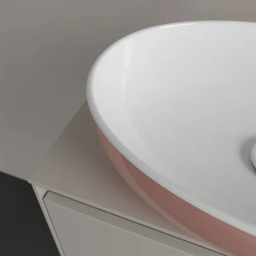 Bild von VILLEROY BOCH Artis Aufsatzwaschbecken, 480 x 325 x 135 mm, Powder, ohne Überlauf #438848BCT0