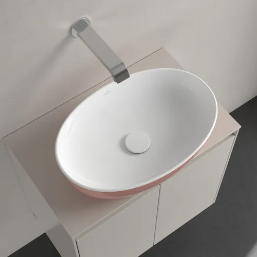 Bild von VILLEROY BOCH Artis Aufsatzwaschbecken, 480 x 325 x 135 mm, Powder, ohne Überlauf #438848BCT0