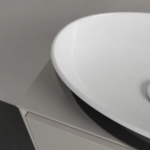 Bild von VILLEROY BOCH Artis Aufsatzwaschbecken, 480 x 325 x 135 mm, Coal Black, ohne Überlauf #438848BCT8