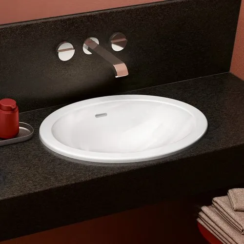 VILLEROY BOCH Loop & Friends Einbauwaschbecken, 505 x 360 x 185 mm, Weiß Alpin CeramicPlus, mit Überlauf, Außenseite glasiert #4A6100R1, Bild 8