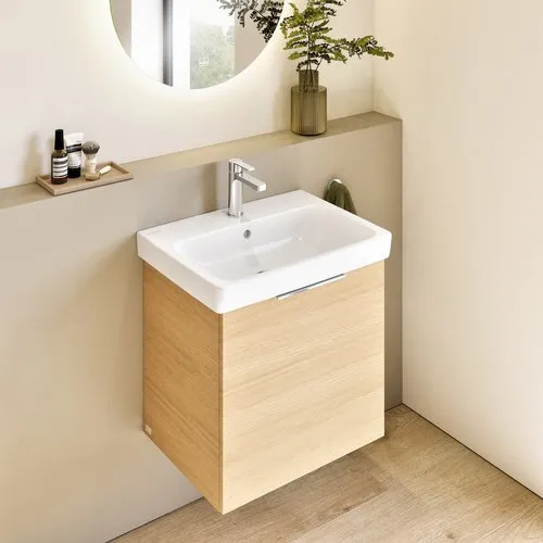 Bild von VILLEROY BOCH Architectura Waschbecken, 600 x 445 x 165 mm, Weiß Alpin CeramicPlus, mit Überlauf #4A8760R1